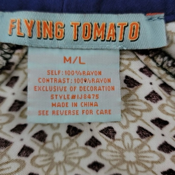 Flying Tomato Multicolor Bohemian Blouse - Picture 5 of 5